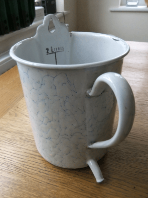 Childhood enigma . . . vintage enema jug.
