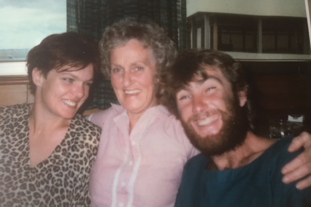 Leaving Auckland with Mum and John who followed a few years later and stayed too.